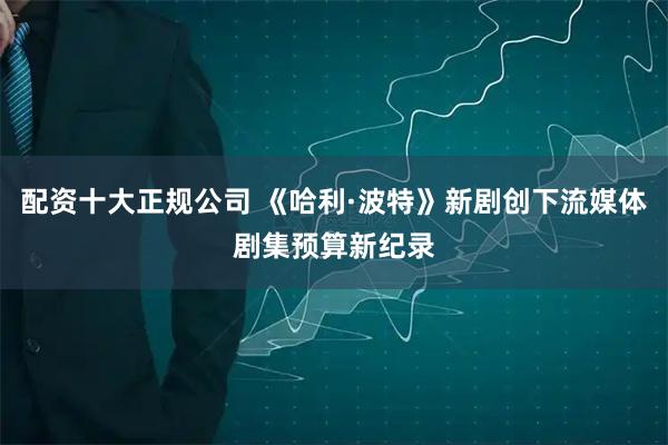配资十大正规公司 《哈利·波特》新剧创下流媒体剧集预算新纪录